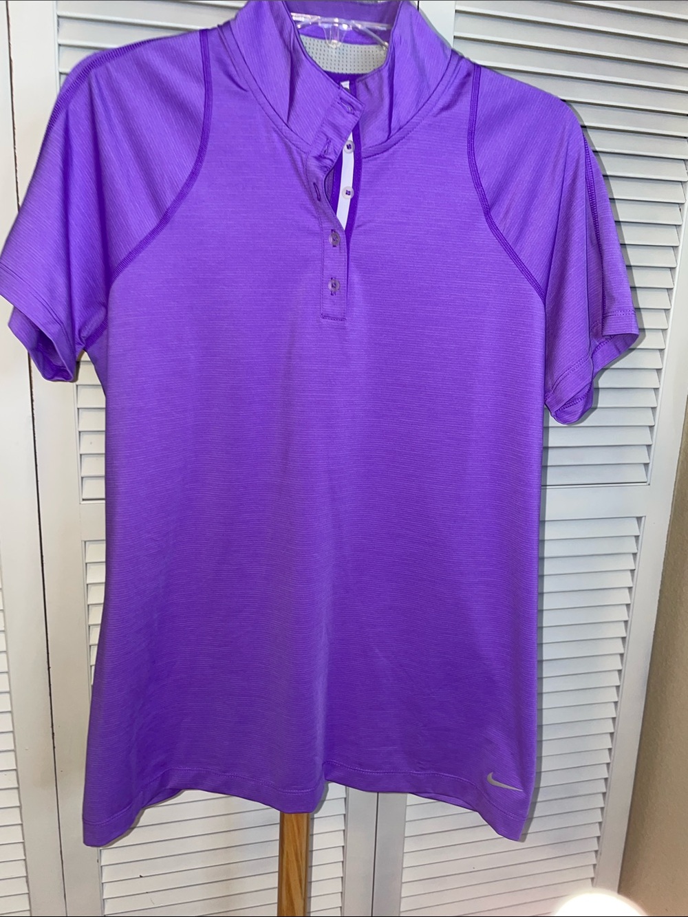 EUC Nike Golf Purple Short-Sleeve Athletic Polo - Sz Xl